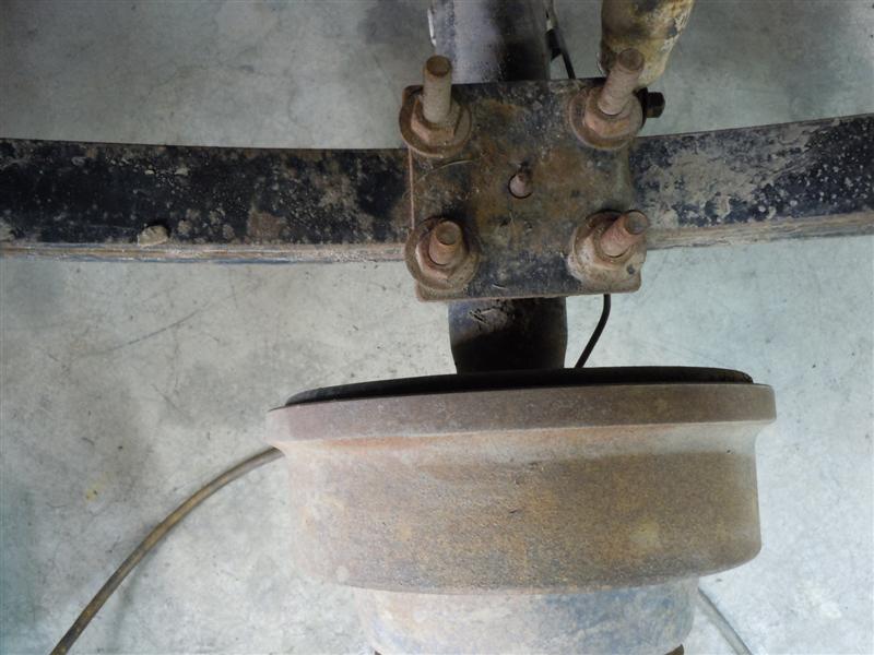 Dodge dually Dana 702U (1989) disc brake conversion